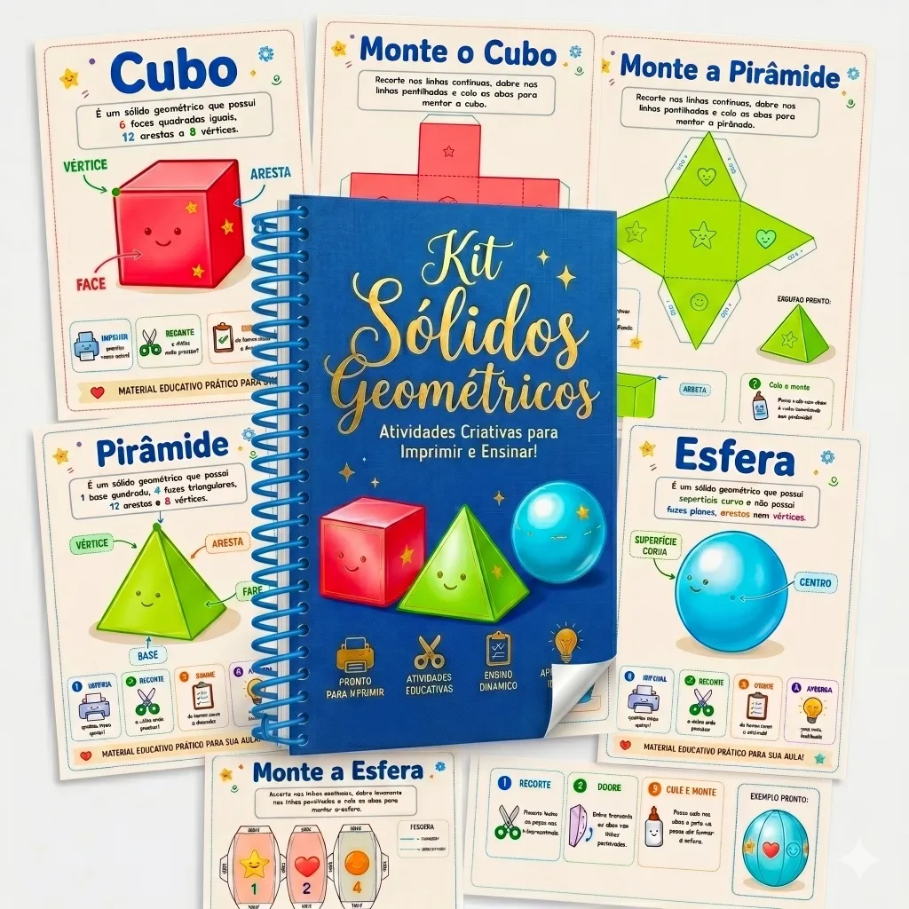 Capa do Kit de Sólidos Geométricos