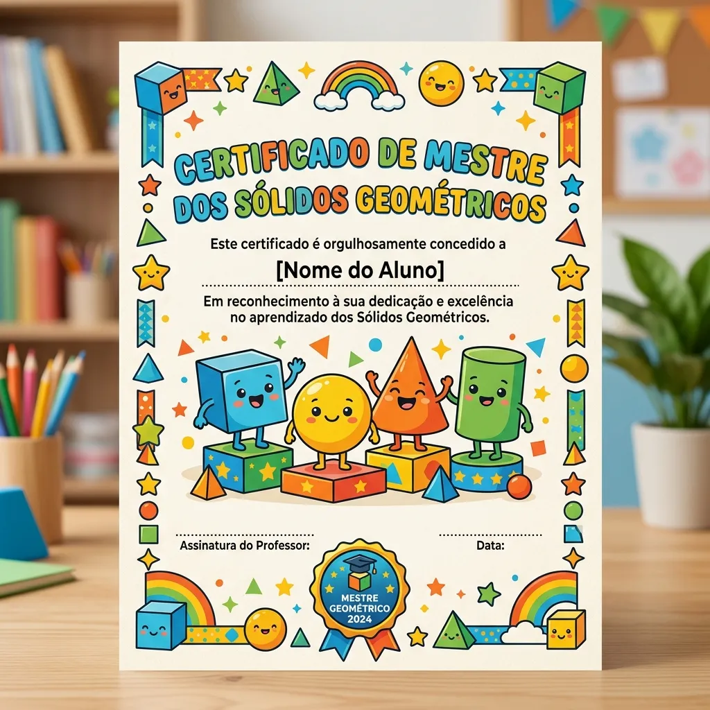 Certificado para alunos